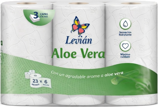 Papel higiénico Levián Aloe Vera